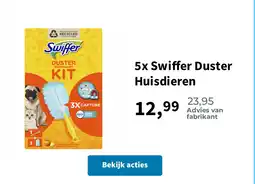 Plein.nl 5x Swiffer Duster Huisdieren aanbieding