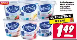 Nettorama Optimel magere kwark of Griekse stijl yoghurt aanbieding
