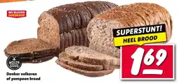 Nettorama Donker volkoren of pompoen brood aanbieding