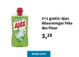 Plein.nl 2+1 gratis: Ajax Allesreiniger Fête des Fleur aanbieding