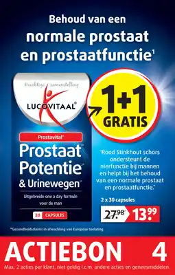 Lucovitaal Prostaat Potentie & Urinewegen aanbieding