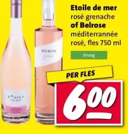 Nettorama Etoile de mer rosé grenache of Belrose aanbieding