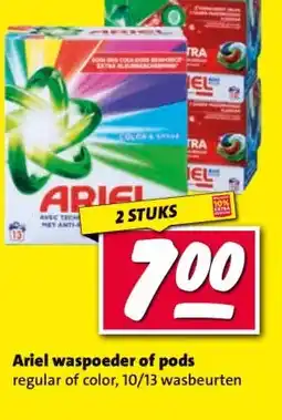Nettorama Ariel waspoeder of pods aanbieding