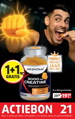Lucovitaal 3000 MG Creatine aanbieding