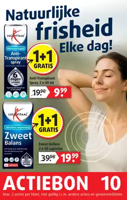 Lucovitaal Anti-Transpirant spray aanbieding