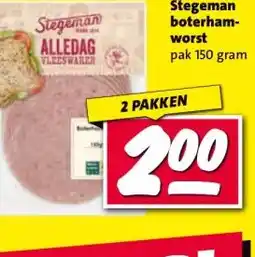 Nettorama Stegeman boterham- worst aanbieding