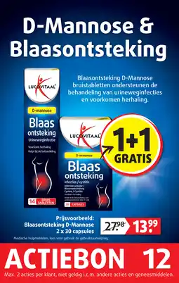 Lucovitaal D-Mannose & Blaasontsteking aanbieding