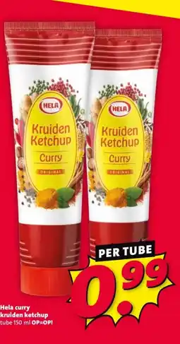 Nettorama Hela curry kruiden ketchup aanbieding