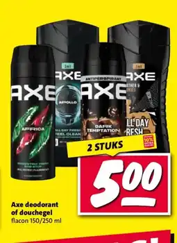 Nettorama Axe deodorant of douchegel aanbieding