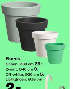 Kwantum Bekijk buitenbloempot Flores aanbieding