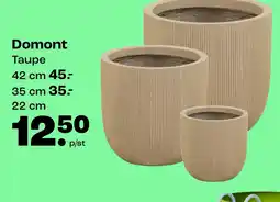 Kwantum Bekijk buitenbloempot Domont aanbieding