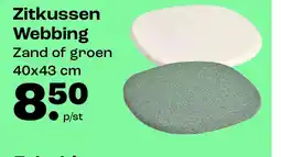 Kwantum Bekijk zitkussen Webbing aanbieding