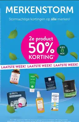 Holland & Barrett MERKENSTORM aanbieding