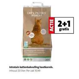 Intratuin Intratuin kattenbakvulling houtkorrels aanbieding