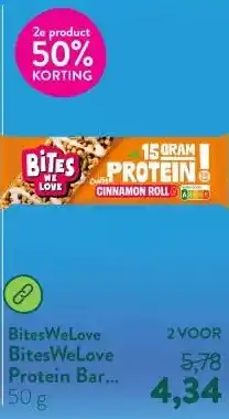 Holland & Barrett BitesWeLove Protein Bar Cinnamon Roll aanbieding