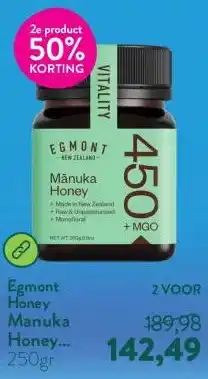 Holland & Barrett Manuka Honey MGO 450+ aanbieding