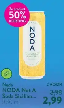 Holland & Barrett NODA Not A Soda Sicilian Lemon aanbieding