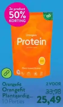 Holland & Barrett Orangefit Plantaardige ProteÃ¯ne Banaansmaak â€“ 260g aanbieding