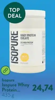 Holland & Barrett Isopure Whey Protein Isolate Vanilla Flavour aanbieding