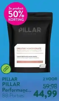 Holland & Barrett PILLAR Performance Creapure® Creatine Monohydraat Poeder aanbieding