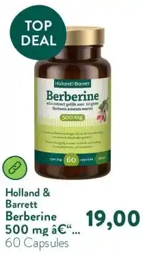 Holland & Barrett Berberine 500 mg â€“ 60 capsules aanbieding