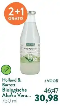 Holland & Barrett Biologische Aloà Vera Sap aanbieding