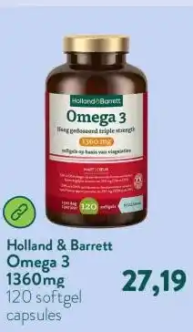 Holland & Barrett Omega 3 1360mg aanbieding