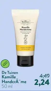 Holland & Barrett Kamille Handcrème aanbieding