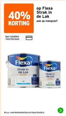 GAMMA op Flexa Strak in de Lak aanbieding