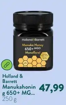 Holland & Barrett Manukahoning 650+ MGO Monofloraal aanbieding