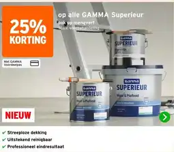 GAMMA op alle GAMMA Superieur aanbieding