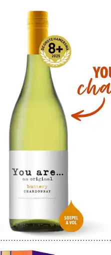 Gall & Gall You Are An Original Buttery Chardonnay 75CL aanbieding