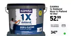 GAMMA GAMMA 1x Dekkend Muur & Plafond aanbieding