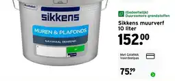 GAMMA Sikkens muurverf aanbieding