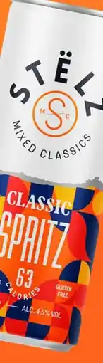 Gall & Gall Stëlz Classic Spritz 4X25CL aanbieding