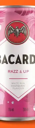 Gall & Gall Bacardí Razz & Up 25CL aanbieding