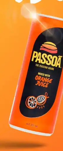 Gall & Gall Passoa orange 25CL aanbieding