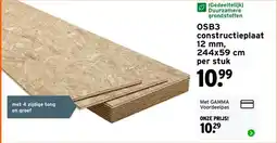 GAMMA OSB3 constructieplaat aanbieding