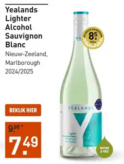 Gall & Gall Yealands Lighter Alcohol Sauvignon Blanc 75CL aanbieding