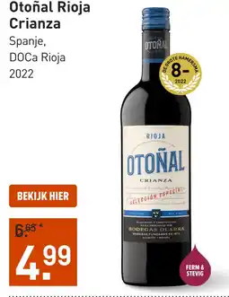 Gall & Gall Otoñal Rioja Crianza 75CL aanbieding