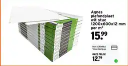 GAMMA Agnes plafondplaat wit stuc aanbieding