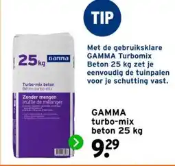 GAMMA GAMMA turbo-mix beton aanbieding