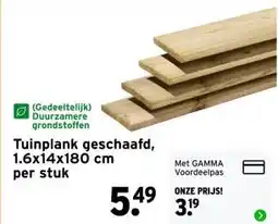 GAMMA Tuinplank geschaafd, aanbieding