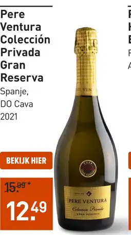 Gall & Gall Pere Ventura Colleccion Privada Gran Reserva 75CL aanbieding