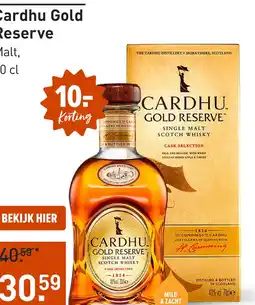 Gall & Gall Cardhu Gold Reserve 70CL aanbieding