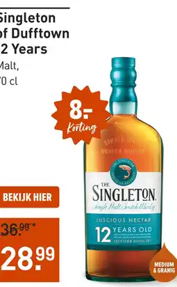 Gall & Gall Singleton of Dufftown 12 Years 70CL aanbieding