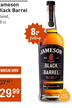 Gall & Gall Jameson Black Barrel 70CL aanbieding