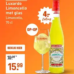 Gall & Gall Luxardo Limoncello 70CL aanbieding