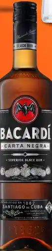Gall & Gall Bacardí Carta Negra 70CL aanbieding