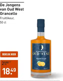 Gall & Gall De Jongens van Oud West Orancello 50CL aanbieding